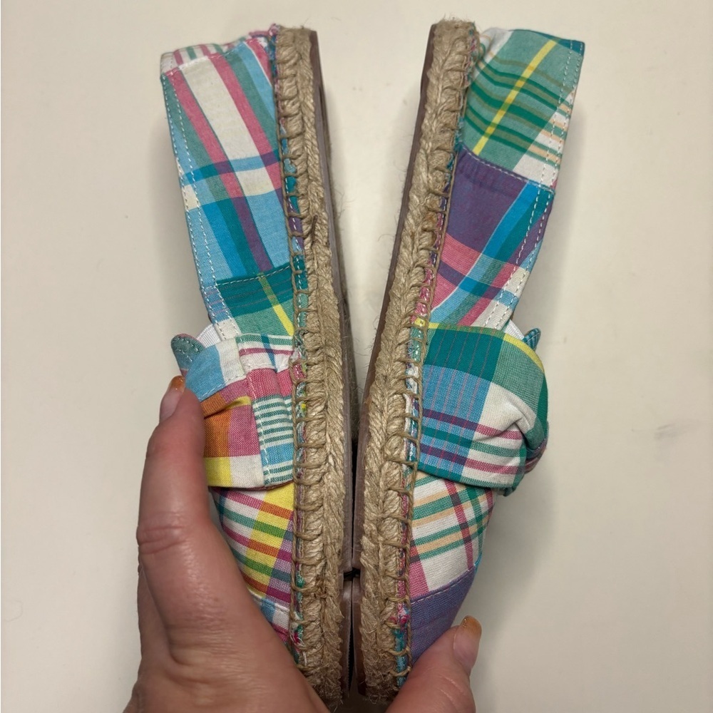 Talbots Izzy Knot Patchwork Espadrilles Size 7 Ma… - image 6